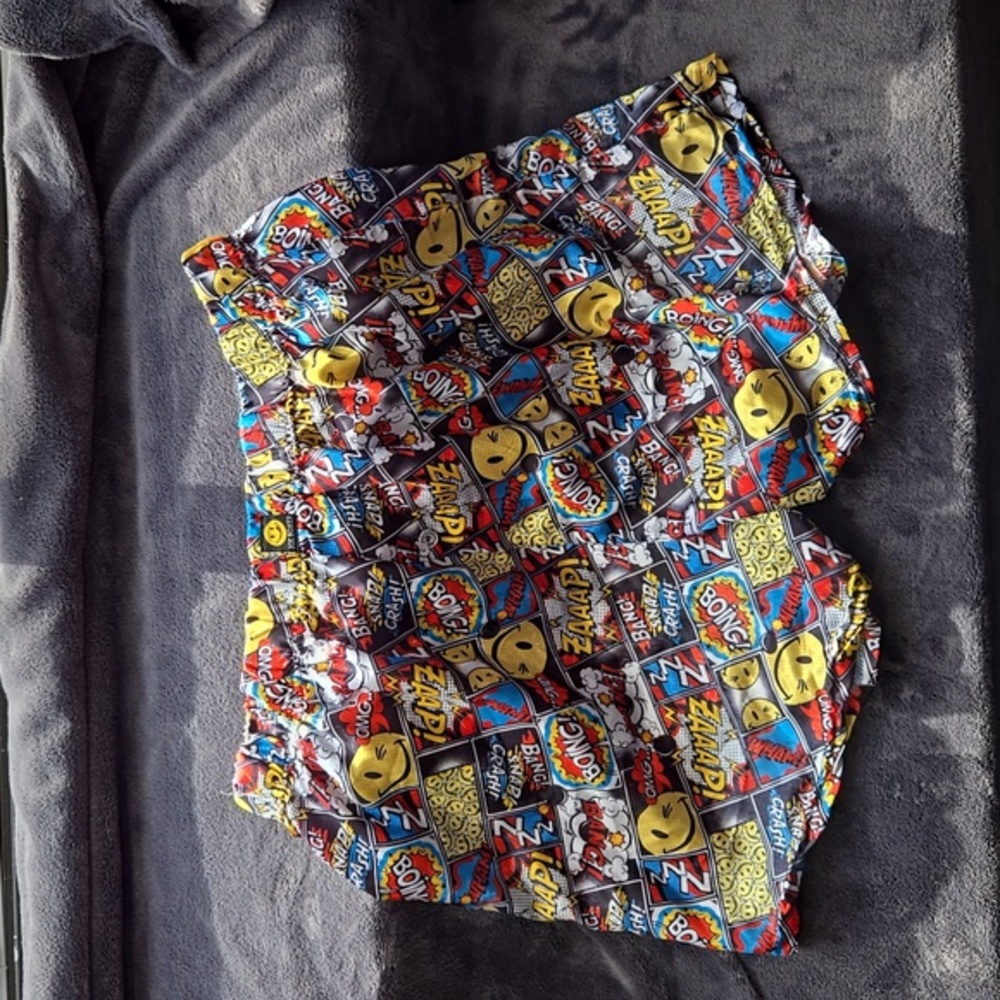 Joe Boxer Microfiber Comic Action Print Boxers